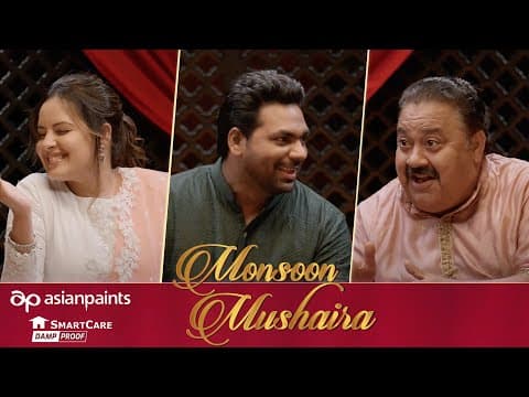 Farzi Mushaira | Monsoon Edition | Baarish, Rishte Aur Leakage Ft. Manoj Pahwa |  @asianpaints