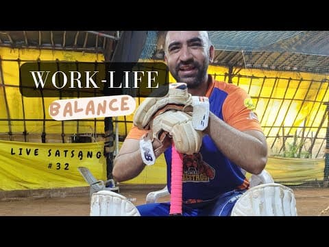 Live Satsang 32 | Work-Life Balance | Punit Pania