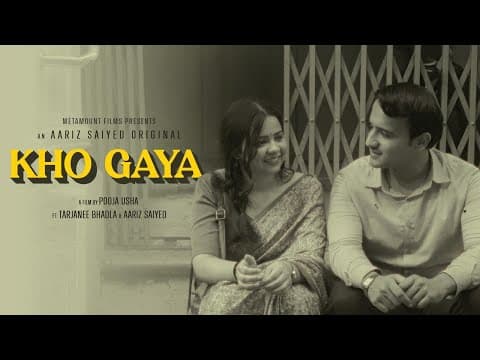 KHO GAYA (OFFICIAL MUSIC VIDEO) | Aariz Saiyed | Tarjanee Bhadla | @MetaMountFilms