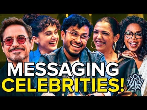 Messaging your favourite celebrity feat Taapsee Pannu, Shriya Pilgaonkar, Sapan Verma & Abish Mathew