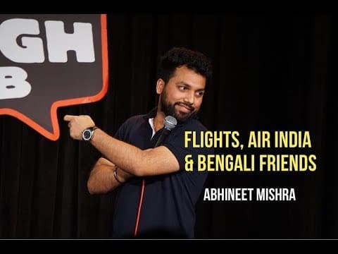 Flights, Air India and Bengali Friends I Stand-Up Comedy by Abhineet Mishra