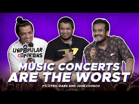 MUSIC CONCERTS ARE THE WORST! #unpopularopinions Ep 4 ft @Hoezaay and @CyrilDAbs