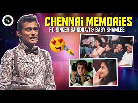 Chennai memories ft. #SingerSaindhavi & #BabyShamlee