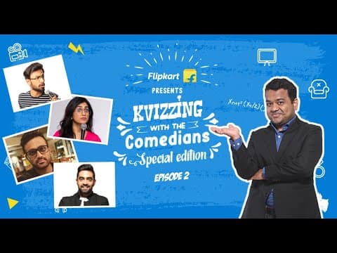 Flipkart presents Kvizzing with the comedians | QF 2 ft Biswa, Devaiah, Prashasti & Rahul