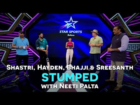 Shastri, Hayden, Bhajji & Sreesanth Stumped With Neeti Palta