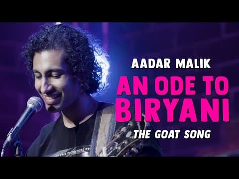 An ode to Biryani | Aadar Malik live at NH7 Weekender 2019 | Musical Comedy