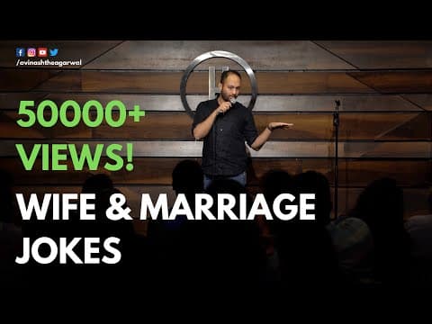 WIFE & MARRIAGE JOKES! Stand Up Comedy by Avinash Agarwal