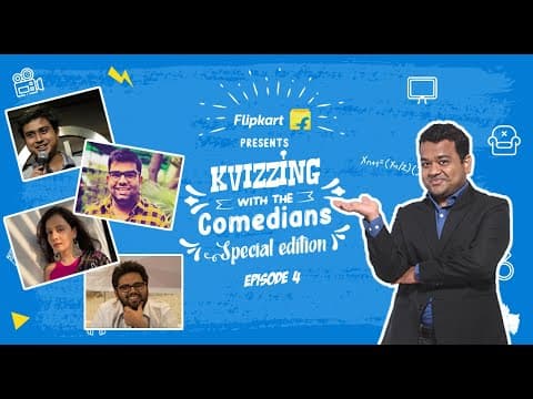 Flipkart presents Kvizzing with the comedians | QF 4 ft Anirban, Shantanu, Sulagna & Vishal