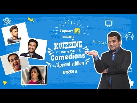 Flipkart presents Kvizzing with the comedians | SF 1 ft Biswa, Sahil, Saurav & Sulagna