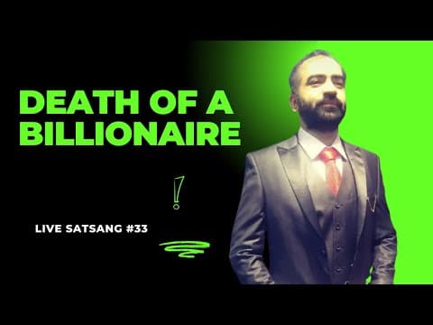 Live Satsang 33 | Death of a Billionaire ft. @SucharitaTyagi | Punit Pania