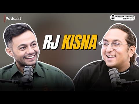 Form RJ To Working With Sehwag, Kohli, Sonu Nigam, Salim Merchant| RJ Kisna |Kaafi Wild Hai ShowEp37