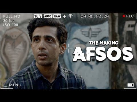 The Making of Afsos | Gulshan Devaiah | Anubhuti Kashyap | Anirban Dasgupta | Sourav Ghosh | Dibya C