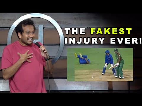 The FAKEST INJURY of ALL TIME! - Sahil Shah  Mini Stand Up Comedy 2024