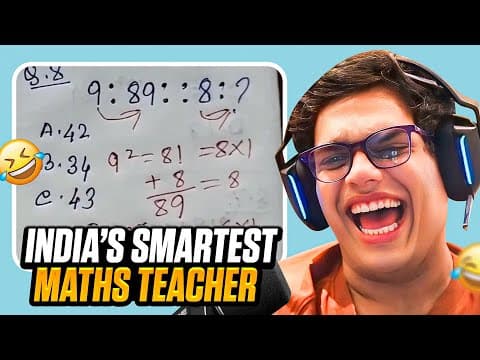 INDIA'S SMARTEST MATH TEACHER