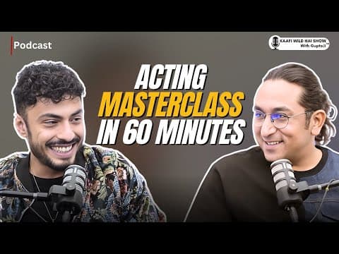 Acting Workshops, Casting Couch, Web Series, Theater & More | Saqib Ayub | Kaafi Wild Hai Show Ep 38